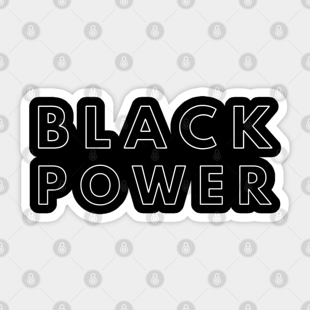 Black Power | African American | Black Lives Sticker by UrbanLifeApparel